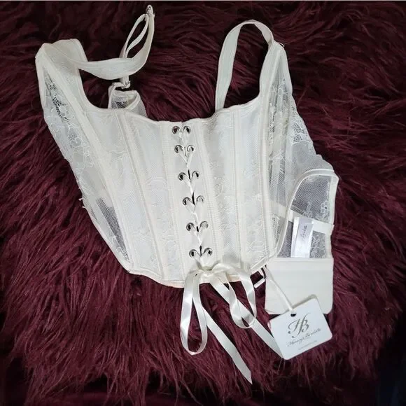 NWT Honey Birdette Rebecca Waspie M  - Picture 16 of 16